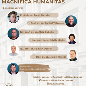 Teološko-pastoralni razgovori na KBF-u: "Magnifica Humanitas"